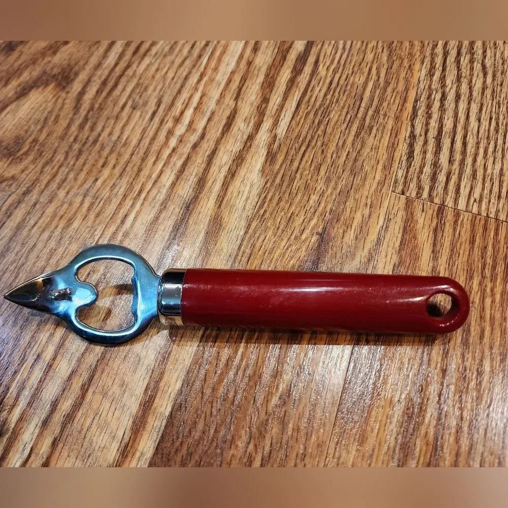 Red Kitchen Set-KitchenAid Bottle Opener, Wine Opener, Stainless Spoons & More!
